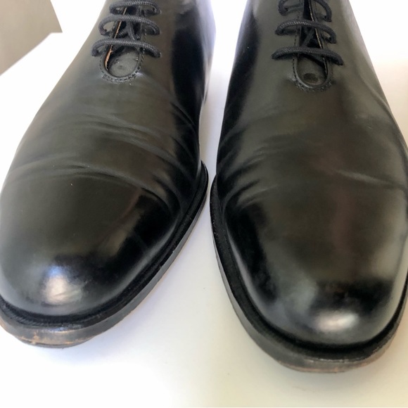 John Fluevog Black Twin Turbine Oxfords Mens Size 8 - Picture 7 of 9